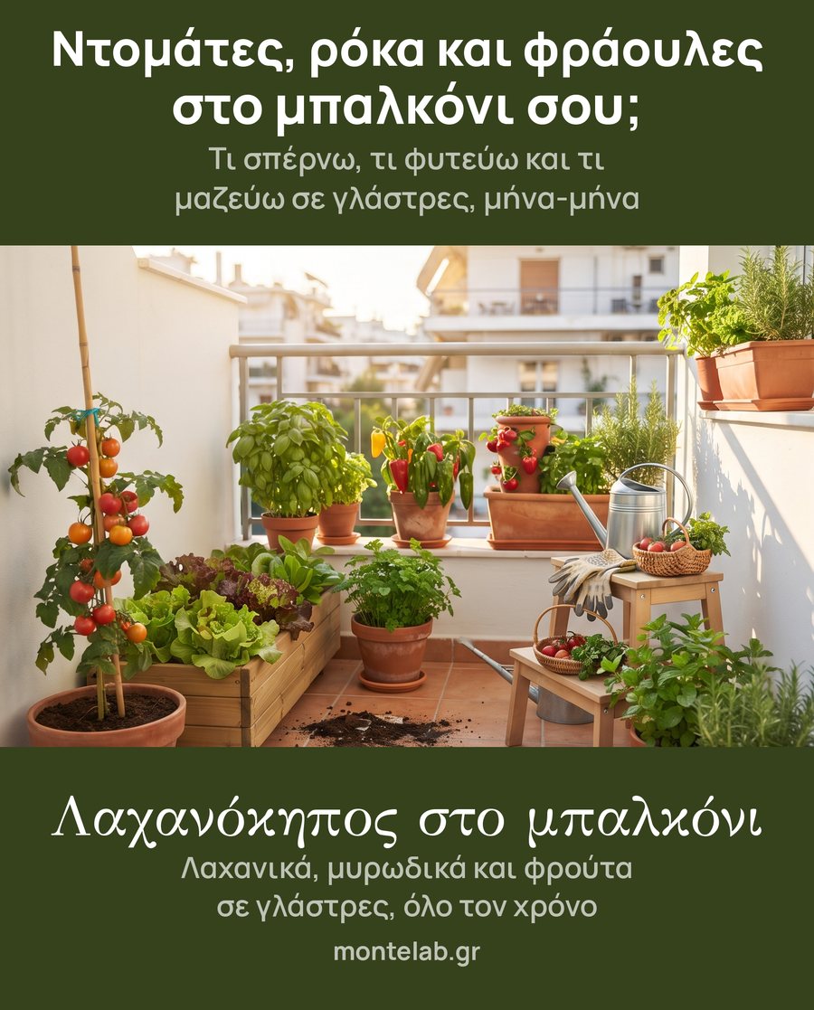 Λαχανόκηπος στο μπαλκόνι · εξώφυλλο